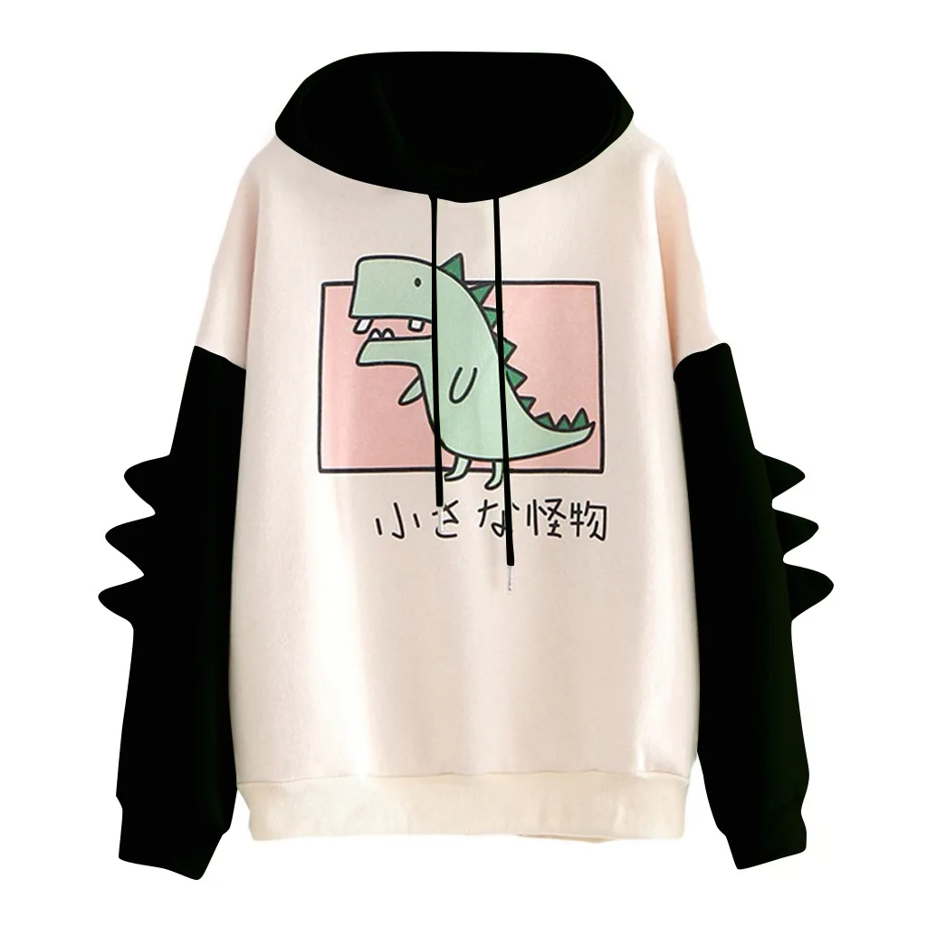 Dinosaur oversized cartoon hoodie women fashion sweater casual printing Korean thickened student sweater winter dinosaur hoodie
Dinosaur oversized cartoon hoodie women fashion sweater casual printing Korean thickened student sweater winter dinosaur hoodie