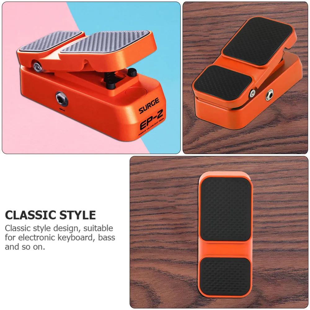 Universal Instrument Passive Volume Pedal for Guitar Bass Electronic Keyboard
