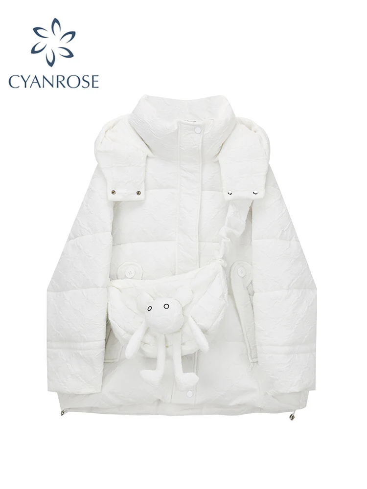 Spring Women's Parka Coat Down Jacket Fashion Design Warm High Quality Cute Sweet Female Korean Streetwear Casual Puffer Jacket
Spring Women's Parka Coat Down Jacket Fashion Design Warm High Quality Cute Sweet Female Korean Streetwear Casual Puffer Jacket