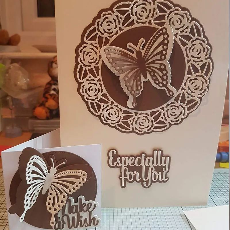 Diverse Beautiful Butterfly Popular Metal Cutting Dies Scrapbooking Album Paper DIY Cards Crafts Embossing Dies New 2019 
Diverse Beautiful Butterfly Popular Metal Cutting Dies Scrapbooking Album Paper DIY Cards Crafts Embossing Dies New 2019