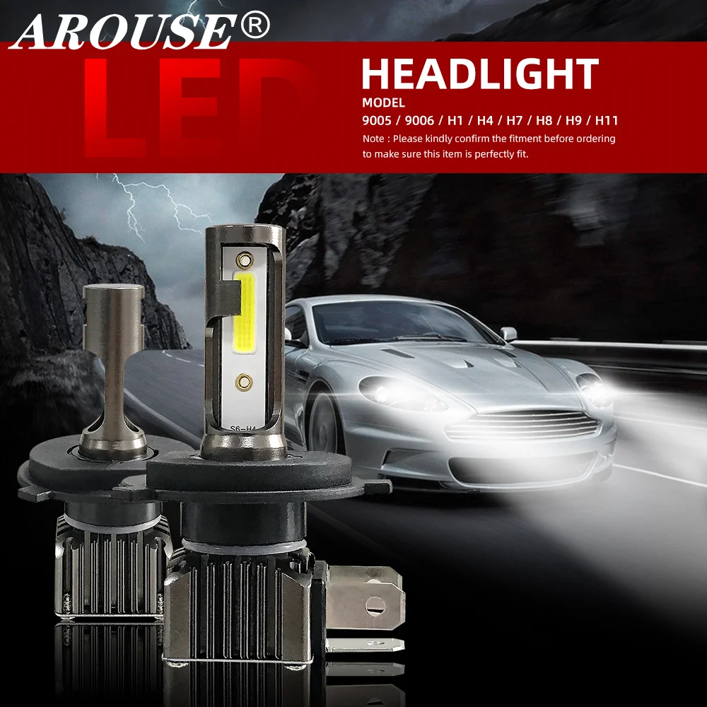 M2 H4 Hi-Lo Beam Super Bright Auto Bulb H1 H7 H11 9005 9006 Car LED Headlight Bulbs 50W 8000LM 6000K COB Automobiles Headlamp
M2 H4 Hi-Lo Beam Super Bright Auto Bulb H1 H7 H11 9005 9006 Car LED Headlight Bulbs 50W 8000LM 6000K COB Automobiles Headlamp