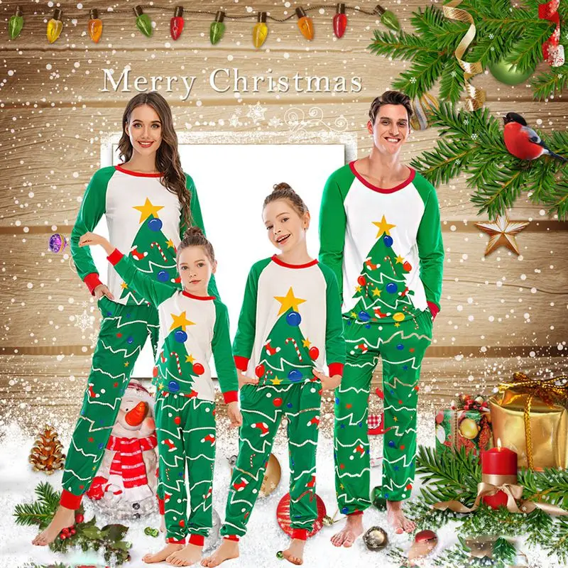 2020 Family Christmas Pajamas Set Christmas Tree Printed Adult Men Women Kids Children Baby Matching Clothes Xmas Sleepwear 2PCS
2020 Family Christmas Pajamas Set Christmas Tree Printed Adult Men Women Kids Children Baby Matching Clothes Xmas Sleepwear 2PCS