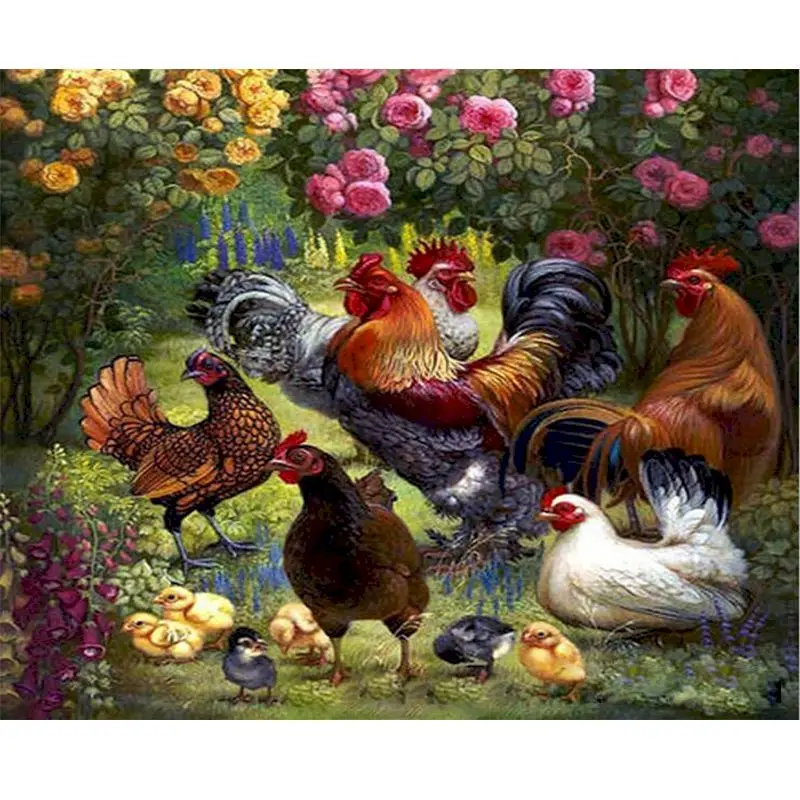 GATYZTORY Frameless Painting By Numbers Cock Animals Modern Wall Art Canvas Painting Acrylic Paint By Numbers Room Decoration
GATYZTORY Frameless Painting By Numbers Cock Animals Modern Wall Art Canvas Painting Acrylic Paint By Numbers Room Decoration