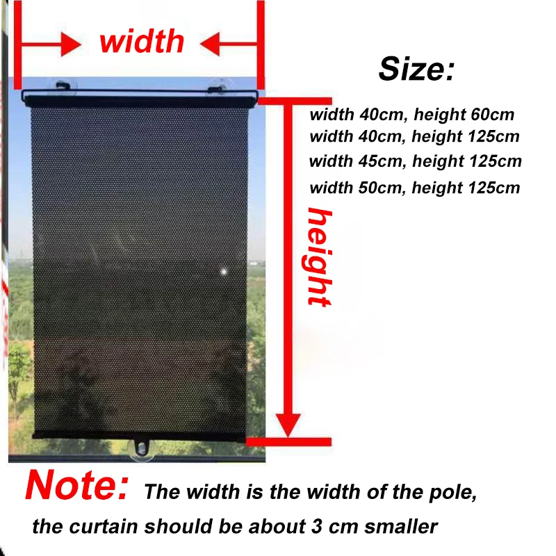 Sunshade Roller Blinds Suction Cup Blackout Curtains For Living Room Car Bedroom Kitchen Office Free-Perforated Window Curtain
Sunshade Roller Blinds Suction Cup Blackout Curtains For Living Room Car Bedroom Kitchen Office Free-Perforated Window Curtain