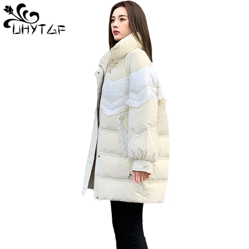 UHYTGF High Quality Parka Winter Jacket Woman Down Jacket Parkas Plus Size Outerwear Warm Women Long Coat Kobieta Kurtka 918
UHYTGF High Quality Parka Winter Jacket Woman Down Jacket Parkas Plus Size Outerwear Warm Women Long Coat Kobieta Kurtka 918
