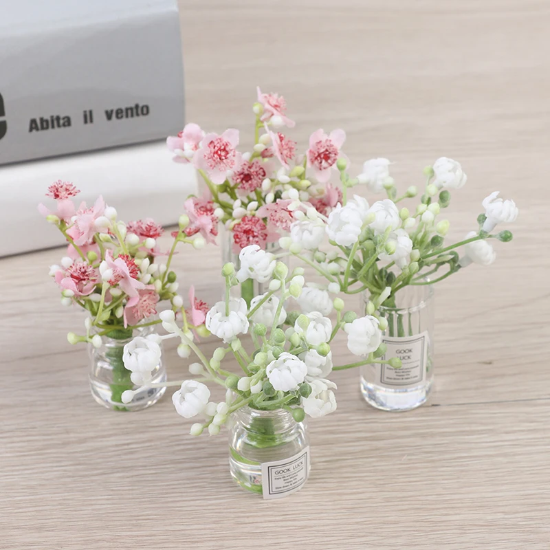 1:12 Dollhouse Miniature Jasmine Flower Vase Set Model Decor Accessories For Doll House Home Decoration Supplies
1:12 Dollhouse Miniature Jasmine Flower Vase Set Model Decor Accessories For Doll House Home Decoration Supplies