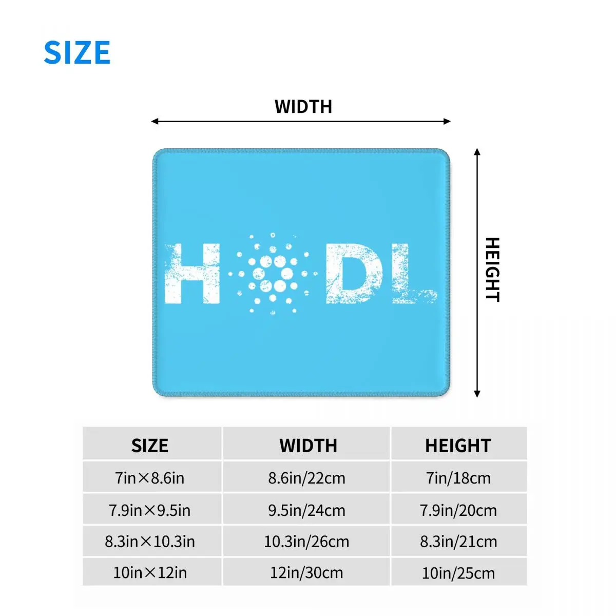 Cardano Hodl Vintage Mouse Pad ADA Crypto Coin Cryptocurrency Waterproof Mouse Mats Rubber Computer Keyboard Desk Pad 
Cardano Hodl Vintage Mouse Pad ADA Crypto Coin Cryptocurrency Waterproof Mouse Mats Rubber Computer Keyboard Desk Pad