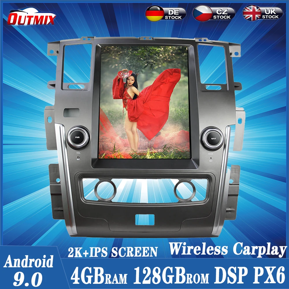 Android 9 128GB Tesla Style Car GPS Navigation Radio For Nissan Patrol 2013-2017 Multimedia Player Auto Stereo Head Unit DSP HD
Android 9 128GB Tesla Style Car GPS Navigation Radio For Nissan Patrol 2013-2017 Multimedia Player Auto Stereo Head Unit DSP HD