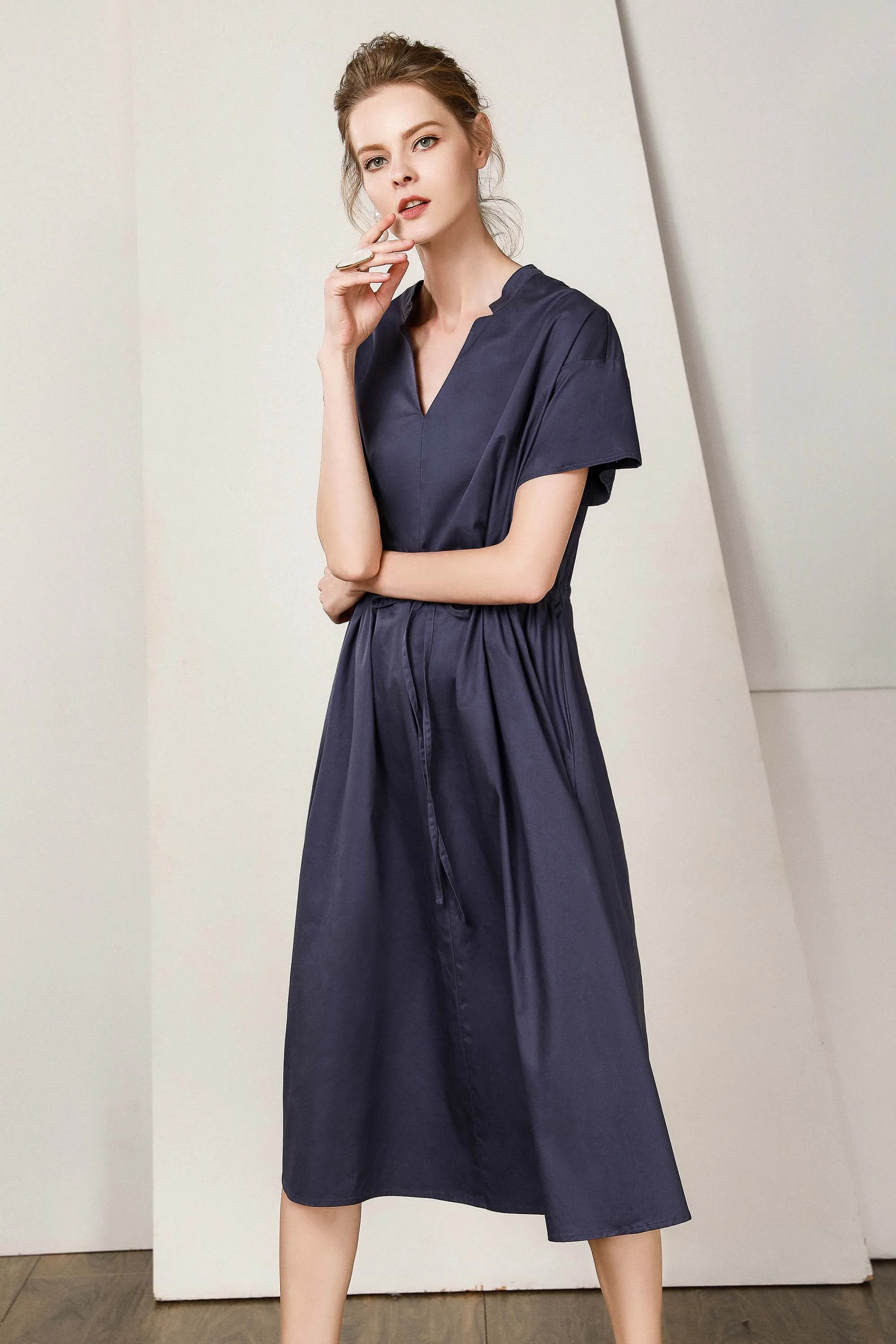 LA.TENDRE 2020 Summer Office Elegant Lady Dresse For Women Solid Color Short Sleeve Bow Tie Wais Sundress Casual Femme
LA.TENDRE 2020 Summer Office Elegant Lady Dresse For Women Solid Color Short Sleeve Bow Tie Wais Sundress Casual Femme