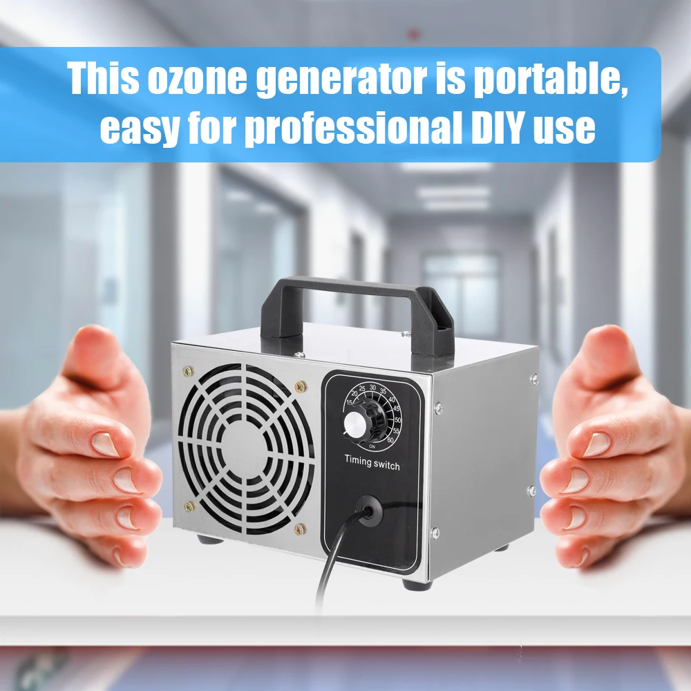 32g/h 220V Air Purifier Portable Ozone Generator Machine Air Filter Purifier For Home Fresh Ozone Office Remove Formaldehyde
32g/h 220V Air Purifier Portable Ozone Generator Machine Air Filter Purifier For Home Fresh Ozone Office Remove Formaldehyde