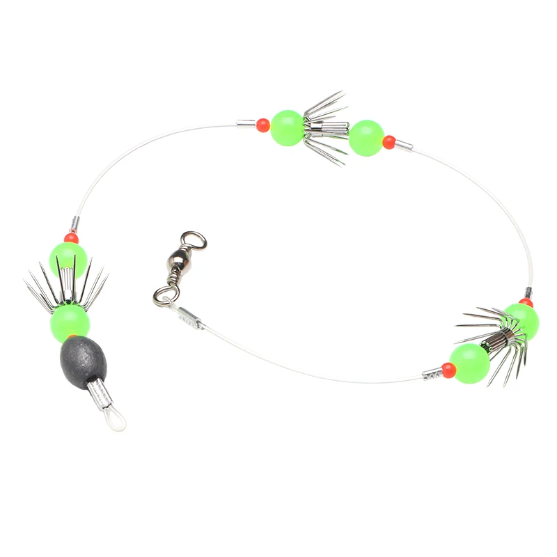 43cm long squid string hook fishing set Luminous squid hook string hook squid blow tube fishing set octopus hook fishing
43cm long squid string hook fishing set Luminous squid hook string hook squid blow tube fishing set octopus hook fishing