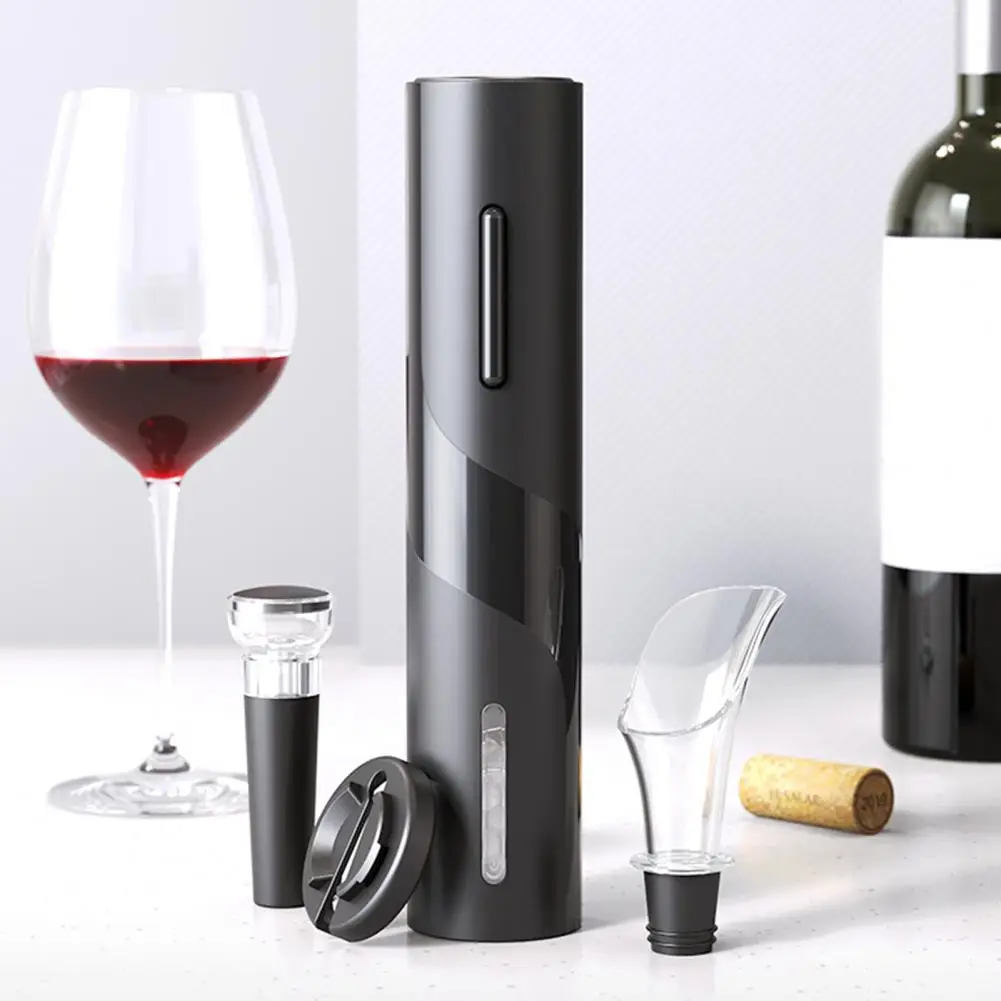 Electric Wine Opener Rechargeable Automatic Corkscrew Creative Wine Bottle Opener with USB Charging Cable Suit for Home Use
Electric Wine Opener Rechargeable Automatic Corkscrew Creative Wine Bottle Opener with USB Charging Cable Suit for Home Use