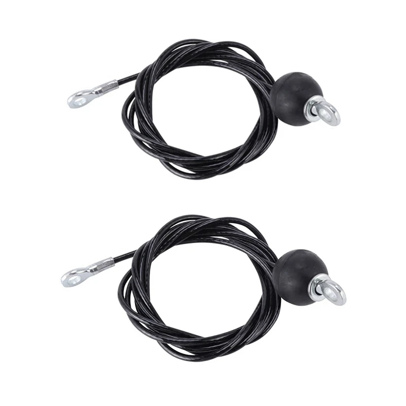 2 Pcs Gym Wire Rope Heavy Duty Steel Wirerope for Home Cable Machine Fitness Pulley Accessories, 1.4M & 1.8M
2 Pcs Gym Wire Rope Heavy Duty Steel Wirerope for Home Cable Machine Fitness Pulley Accessories, 1.4M & 1.8M