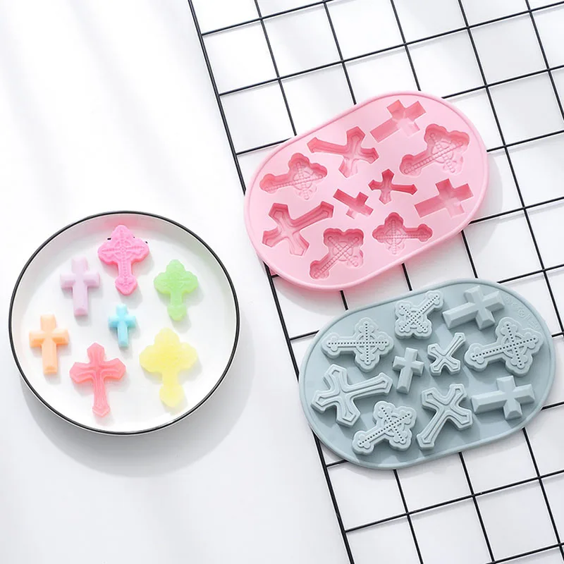 Wholesale 10pcs Cross Style Chocolate Molds Silicone Material For DIY Baking Biscuit Pastry Candy Cake Molds
Wholesale 10pcs Cross Style Chocolate Molds Silicone Material For DIY Baking Biscuit Pastry Candy Cake Molds