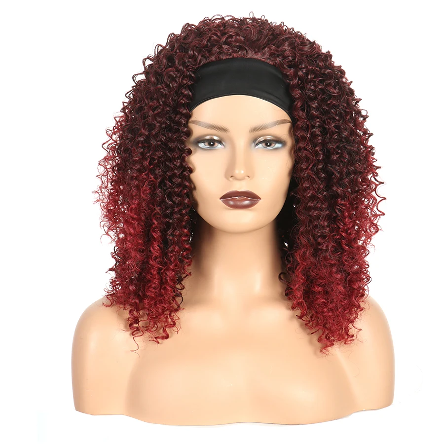 16 Inch Headband Wigs for Black Women Long Curly Black Synthetic Headwraps Hair Wig Heat Resistant Glueless Daily Use Hairs
16 Inch Headband Wigs for Black Women Long Curly Black Synthetic Headwraps Hair Wig Heat Resistant Glueless Daily Use Hairs
