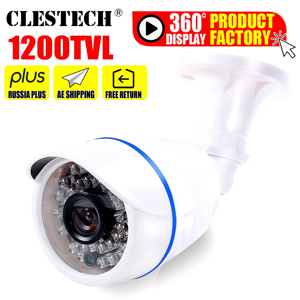 

Low Price Sale!1/3"Cmos 1200tvl MG139 HD CCTV Camera IR-cut Outdoor waterproof IP66 Night Vision 30m security monitoring vidicon