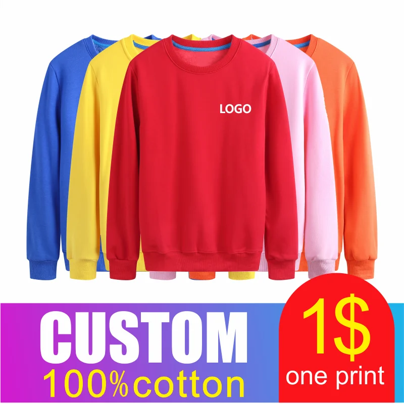 Custom 100%Cotton Pullover Sweatshirt Hoodie Round Collar Clothing Own Logo by Embroidery Silk Printing Design Thin Liner Autumn
Custom 100%Cotton Pullover Sweatshirt Hoodie Round Collar Clothing Own Logo by Embroidery Silk Printing Design Thin Liner Autumn