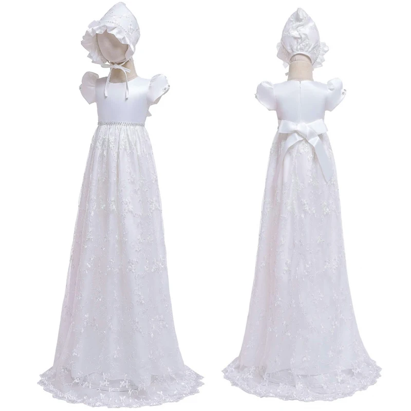 Girls Clothes Children Baby Girl Floral White Lace Dresses Princess Birthday Party Dress Child Girl Floor Dress 
Girls Clothes Children Baby Girl Floral White Lace Dresses Princess Birthday Party Dress Child Girl Floor Dress