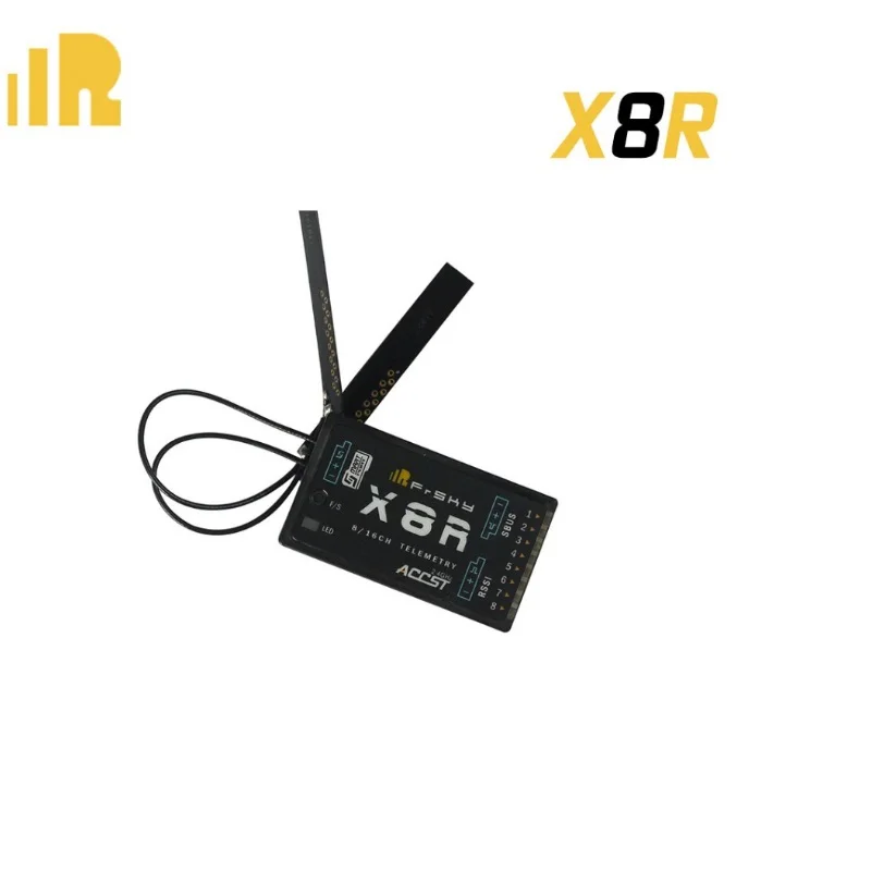 FrSky ACCST X8R 8/16ch receiver for XJT, Taranis X9D Plus, Horus X12S, X-lite Pro, X9DP 2019 SMARTPORT
FrSky ACCST X8R 8/16ch receiver for XJT, Taranis X9D Plus, Horus X12S, X-lite Pro, X9DP 2019 SMARTPORT