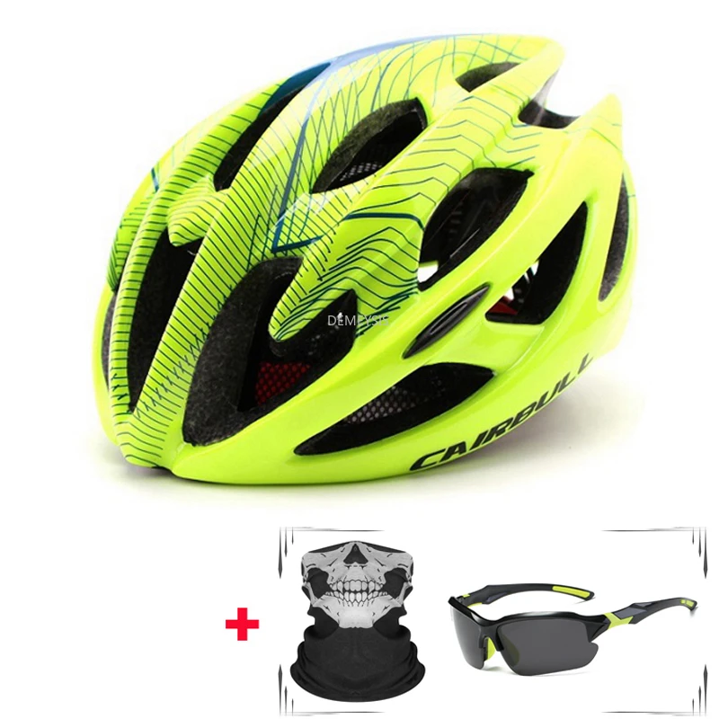 Ultralight Cycling Helmet with Polarized Glasses Adjustable Mountain Riding Bike Head Protection Helmet Bicycle Sports Helmets 
Ultralight Cycling Helmet with Polarized Glasses Adjustable Mountain Riding Bike Head Protection Helmet Bicycle Sports Helmets