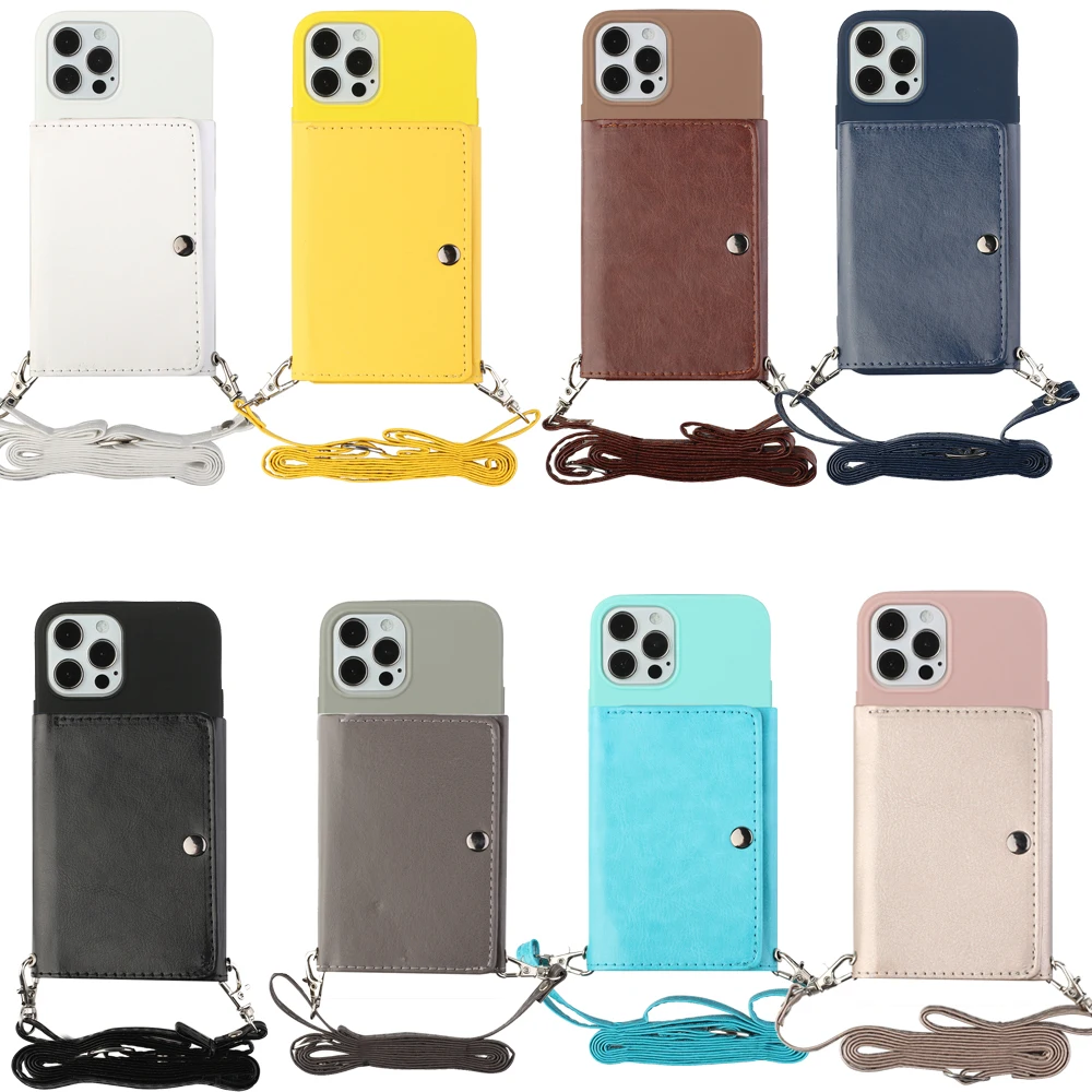 For iPhone 13 / 13 Pro / 13 Pro Max / 13 Mini Wallet Phone Case Card Pocket Back Stand Cover Long Diagonal Shoulder Strap
For iPhone 13 / 13 Pro / 13 Pro Max / 13 Mini Wallet Phone Case Card Pocket Back Stand Cover Long Diagonal Shoulder Strap