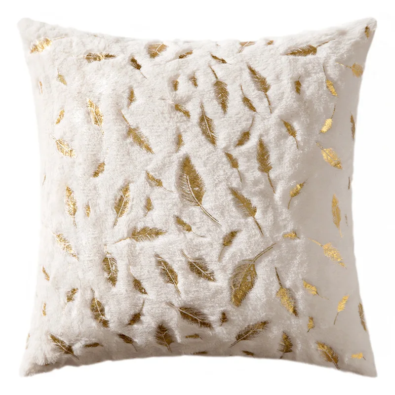 Home Christmas Festive Mood Hugging Pillowcase Short Plush Bronzing Feather Pillowcase Creative Household Pillowcases CoverLD275
Home Christmas Festive Mood Hugging Pillowcase Short Plush Bronzing Feather Pillowcase Creative Household Pillowcases CoverLD275