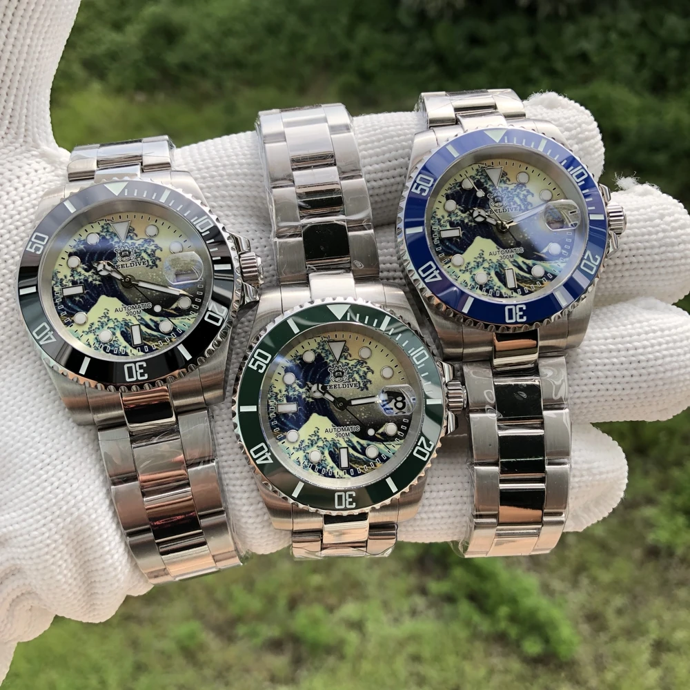STEELDIVE NH35 Mechanical Watch Sapphire Glass Luminous Automatic Watch 316L Steel C3 Diver Watch
STEELDIVE NH35 Mechanical Watch Sapphire Glass Luminous Automatic Watch 316L Steel C3 Diver Watch