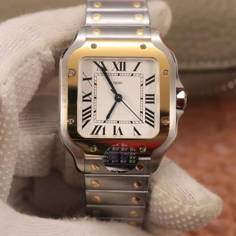 Women Watches Automatic Mechanical Watch For Lady OEMG 35.1mm Silver and Gold Plated Dial and Steel Strap 1:1 AAA Replica Watch
Women Watches Automatic Mechanical Watch For Lady OEMG 35.1mm Silver and Gold Plated Dial and Steel Strap 1:1 AAA Replica Watch