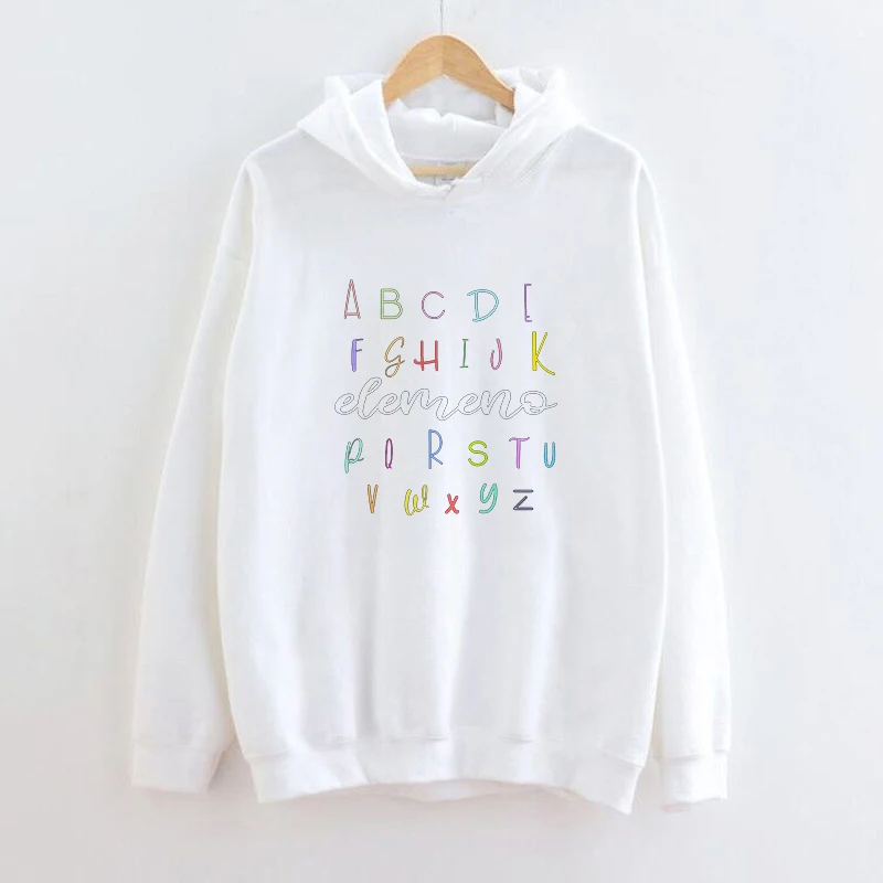 Teacher Letters Printed Women Graphic Hoodies Casual Long Sleeve Sweatshirt Harajuku Clothing Female Kawaii Teacher Street Tops
Teacher Letters Printed Women Graphic Hoodies Casual Long Sleeve Sweatshirt Harajuku Clothing Female Kawaii Teacher Street Tops