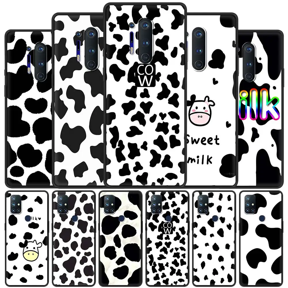 Soft Phone Case For OnePlus 8 Nord 5G 8T 7 Pro 7T 6 N10 6T N100 Back Cover 8Pro 7Pro Thin Funda Shell Cow Milk Black White Coque
Soft Phone Case For OnePlus 8 Nord 5G 8T 7 Pro 7T 6 N10 6T N100 Back Cover 8Pro 7Pro Thin Funda Shell Cow Milk Black White Coque