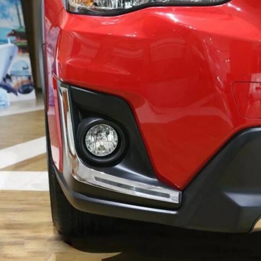 For Subaru XV Crosstrek 2017 2018 2019 2020 ABS Chrome Front Fog Light Cover Trim Foglight Eyebrow Molding Garnish Car Styling 
For Subaru XV Crosstrek 2017 2018 2019 2020 ABS Chrome Front Fog Light Cover Trim Foglight Eyebrow Molding Garnish Car Styling