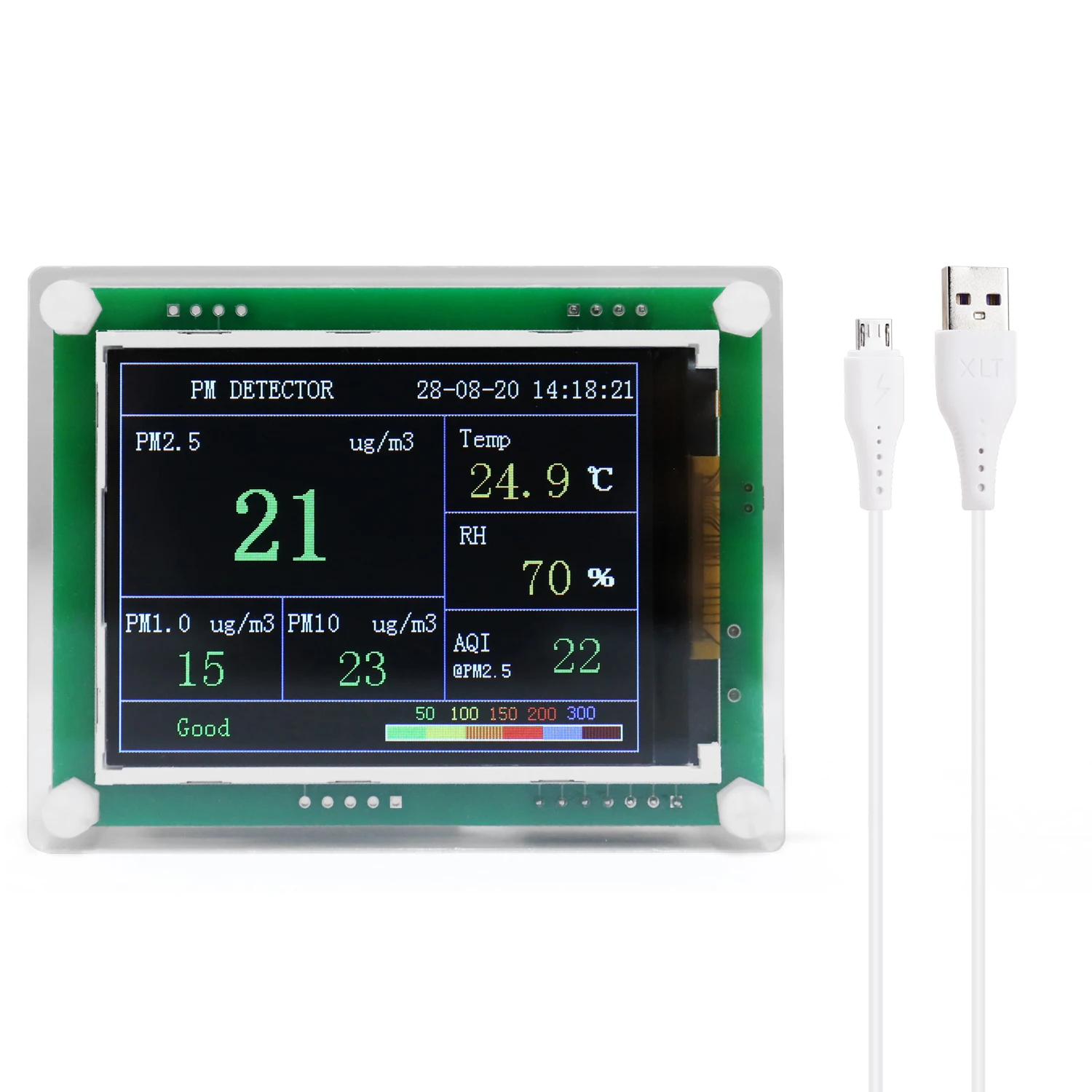 Home-use CO2 Meter Mini Portable PM2.5 /co2 meter Gas Detector Multifunctional Laser Air Quality Monitor LED Digital Display USB
Home-use CO2 Meter Mini Portable PM2.5 /co2 meter Gas Detector Multifunctional Laser Air Quality Monitor LED Digital Display USB
