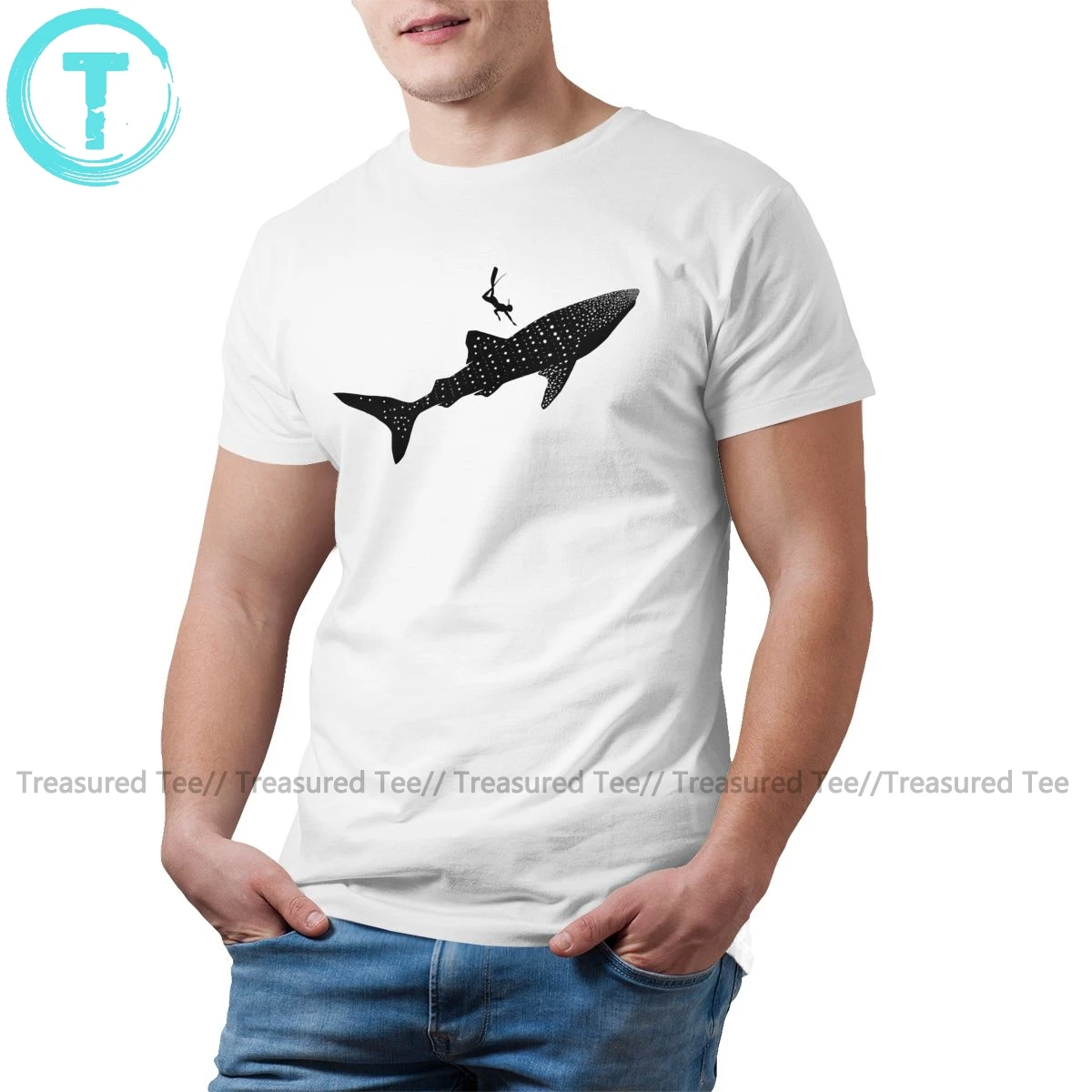 Whale T Shirt Whale Shark Swimming T-Shirt Big Graphic Tee Shirt Short Sleeves Funny 100 Percent Cotton Tshirt
Whale T Shirt Whale Shark Swimming T-Shirt Big Graphic Tee Shirt Short Sleeves Funny 100 Percent Cotton Tshirt