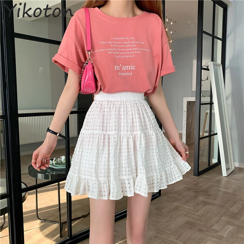 Kawaii Sweet Skirt for Women High Waist Casual A-Line Solid White Black 2021 Summer Korean Fashion New Hollow Out Mini Skirts
Kawaii Sweet Skirt for Women High Waist Casual A-Line Solid White Black 2021 Summer Korean Fashion New Hollow Out Mini Skirts