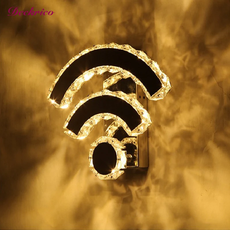 Современная хрустальная настенная лампа в форме сигнала, светодиодный прикроватный светильник для спальни, отеля, ресторана, уличное освещ...
Современная хрустальная настенная лампа в форме сигнала, светодиодный прикроватный светильник для спальни, отеля, ресторана, уличное освещ...