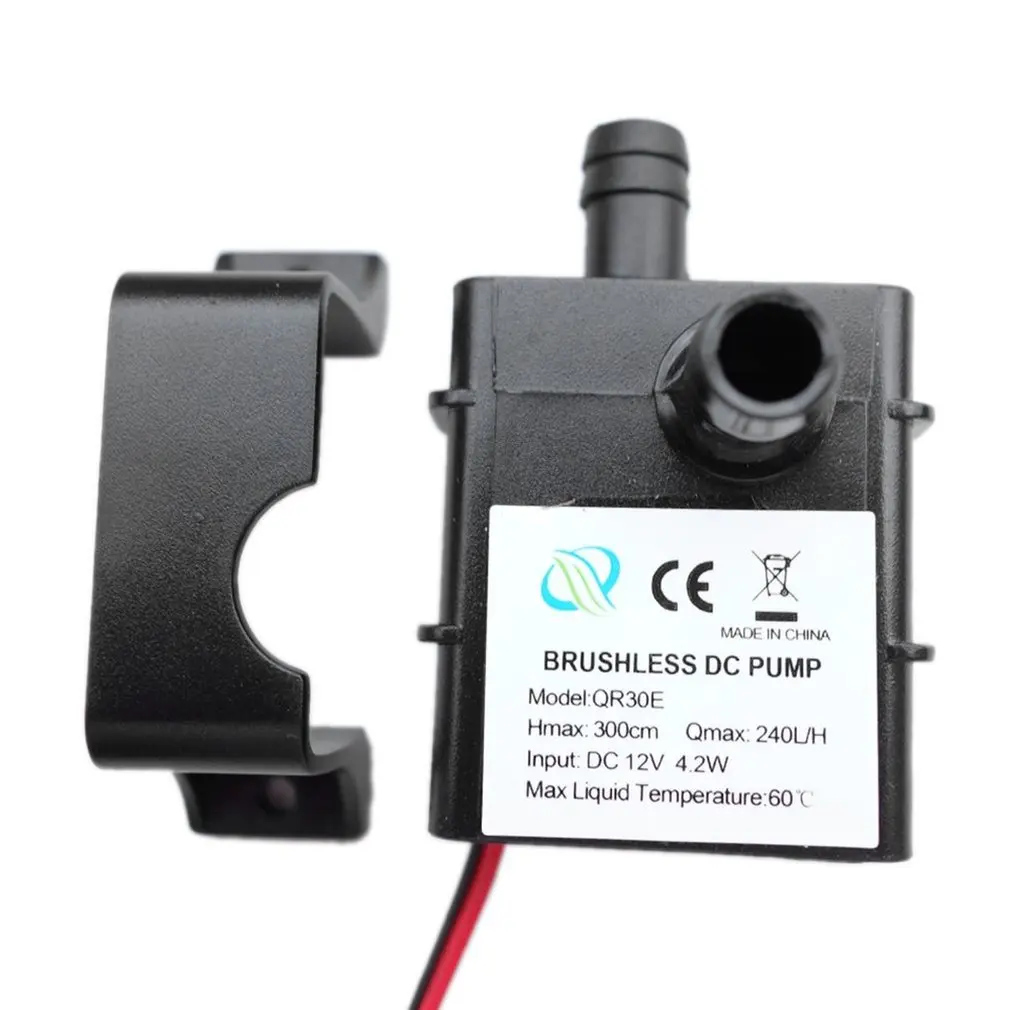 Mini Ultra-quiet Water Pump QR30E DC 12V 4.2W 240L/H Flow Rate CPU Cooling Car Brushless Water Pump Waterproof Brushless Pump
Mini Ultra-quiet Water Pump QR30E DC 12V 4.2W 240L/H Flow Rate CPU Cooling Car Brushless Water Pump Waterproof Brushless Pump