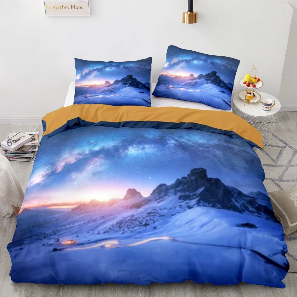 Space Galaxy Aurora Sunset Glow Bedding Set Single Twin Full Queen King Size Sky Stars Cloud Bed Set Kid's Kid Duvetcover 1
Space Galaxy Aurora Sunset Glow Bedding Set Single Twin Full Queen King Size Sky Stars Cloud Bed Set Kid's Kid Duvetcover 1