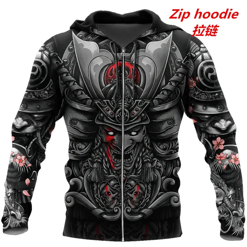 Fashion Pullover Samurai Oni Mask Tattoo 3D Printed Autumn zipper Hoodies Unisex Casual Hoodie Streetwear Retro sweatshirt
Fashion Pullover Samurai Oni Mask Tattoo 3D Printed Autumn zipper Hoodies Unisex Casual Hoodie Streetwear Retro sweatshirt