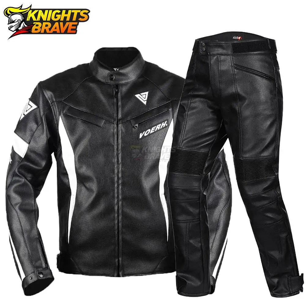VOERH Motorcycle Jacket PU Leather Chaqueta Moto Cold Proof Moto Suit Motorbike Motocross Riding Jacket Motorcycle Protection
VOERH Motorcycle Jacket PU Leather Chaqueta Moto Cold Proof Moto Suit Motorbike Motocross Riding Jacket Motorcycle Protection