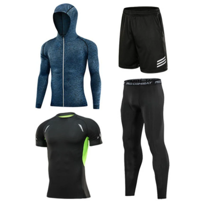 2021 Summer New Men's Sportswear Short Sleeve Jerseys Work Out Compression Suit Gym Elastic Tracksuit All Workout Running Set
2021 Summer New Men's Sportswear Short Sleeve Jerseys Work Out Compression Suit Gym Elastic Tracksuit All Workout Running Set