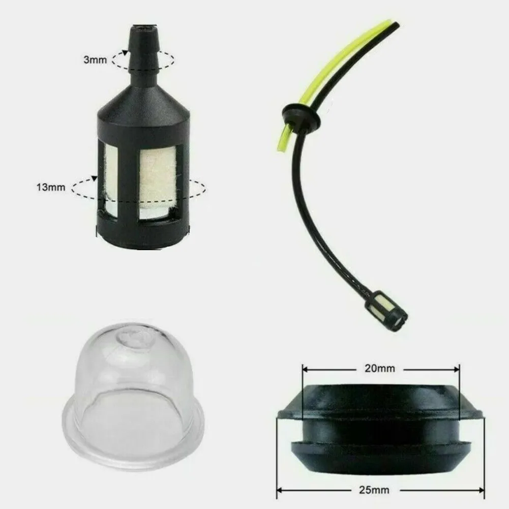 Fuel Hose Pipe Filter Primer & Gromett Strimmer Hedge Cutter Chainsaw Petrol Attachment Fuel Gasoline Pipe Accessories Tool Part
Fuel Hose Pipe Filter Primer & Gromett Strimmer Hedge Cutter Chainsaw Petrol Attachment Fuel Gasoline Pipe Accessories Tool Part