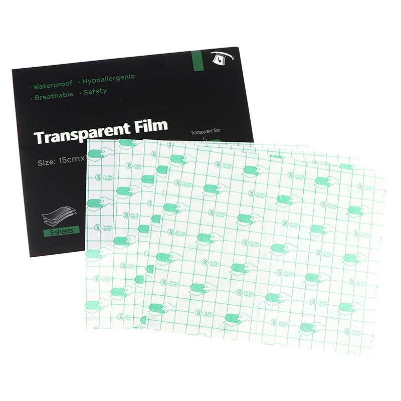 5Pcs Waterproof PU Film Anti-allergic Wound Dressing Fixation Tape Effect Transparent Tape Fixation Tape Permanent Makeup Patch
5Pcs Waterproof PU Film Anti-allergic Wound Dressing Fixation Tape Effect Transparent Tape Fixation Tape Permanent Makeup Patch