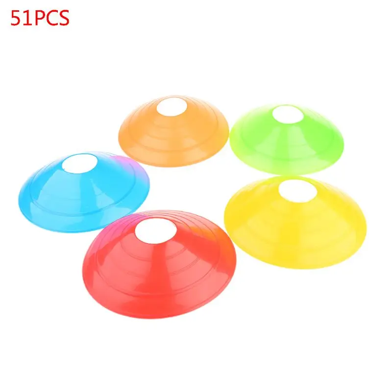 50 Pack Soccer Cones Disc Cone Sets with Holder and Bag for Training F2TC
50 Pack Soccer Cones Disc Cone Sets with Holder and Bag for Training F2TC