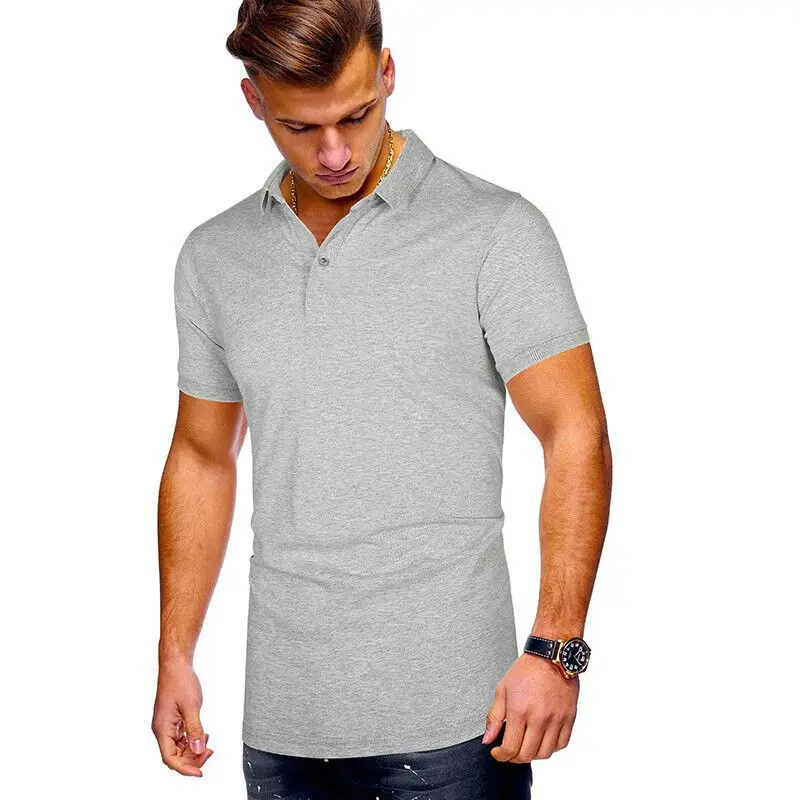Men's Summer Solid Casual T-shirts Male Short Sleeve Lapel Shirt Work Formal T Shirts Tops Man Fashion Steetwear Clothes
Men's Summer Solid Casual T-shirts Male Short Sleeve Lapel Shirt Work Formal T Shirts Tops Man Fashion Steetwear Clothes
