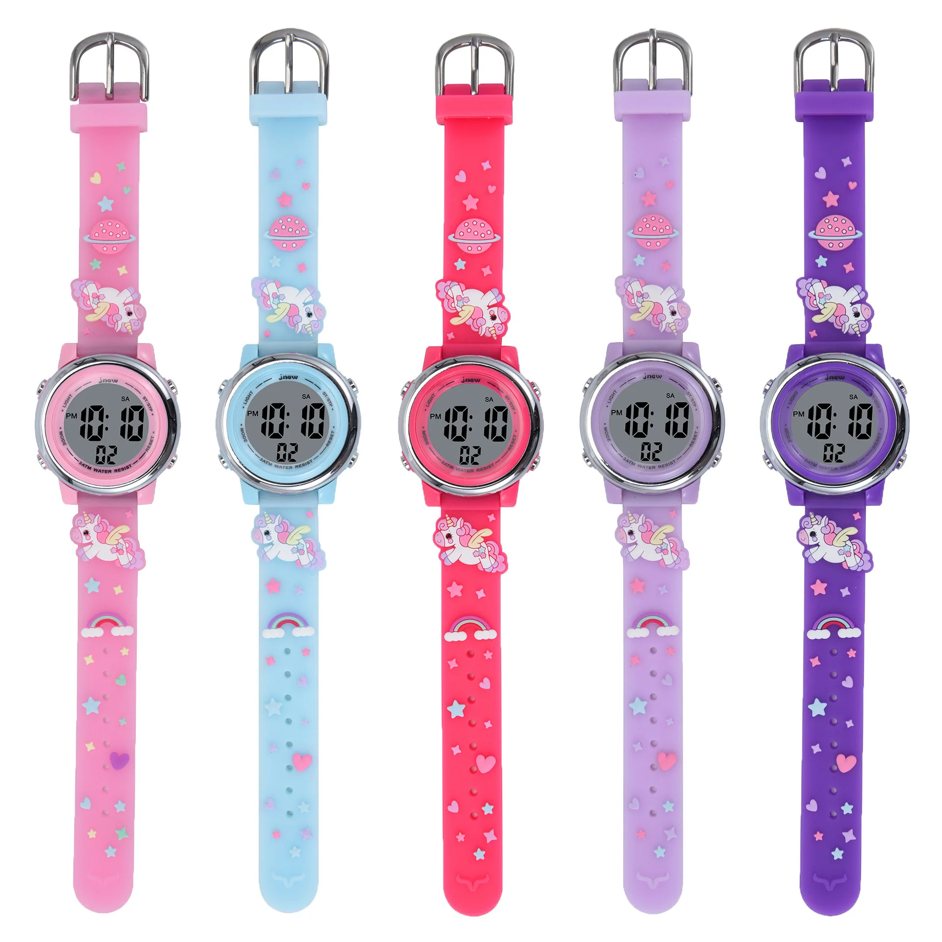 3D Cartoon Unicorn Pony Children's Electronic Watch Waterproof Colorful Luminous Led Sports Children's Kids Watches Gift Clock
3D Cartoon Unicorn Pony Children's Electronic Watch Waterproof Colorful Luminous Led Sports Children's Kids Watches Gift Clock