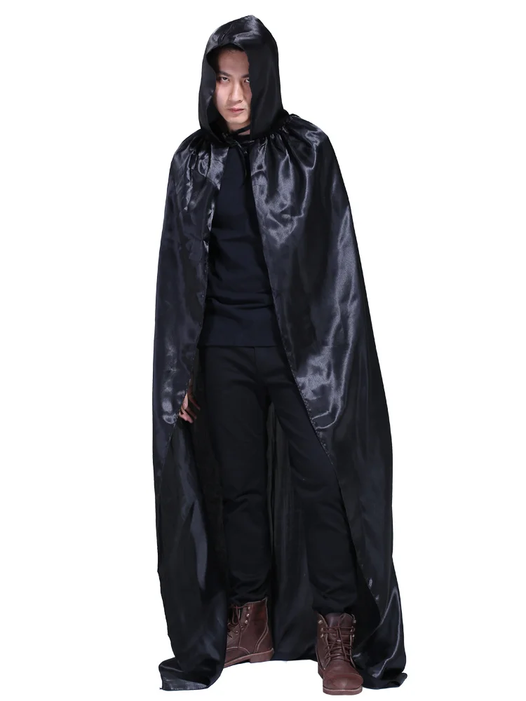 Halloween Costume Adult Children Black Cape Cape Man Wizard Robe Death Cosplay Costume Streamer Danza
Halloween Costume Adult Children Black Cape Cape Man Wizard Robe Death Cosplay Costume Streamer Danza