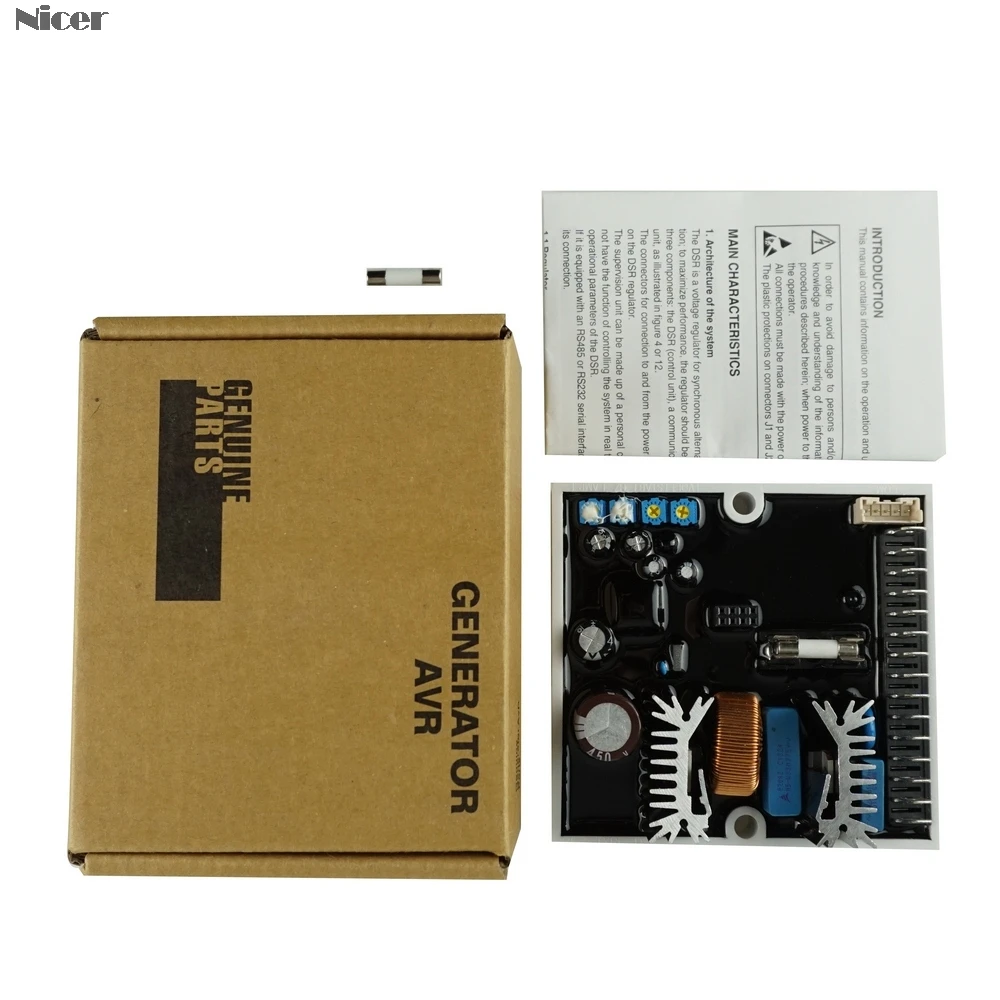 Автоматический регулятор напряжения DSR AVR Fir для генератора Meccalte A6762 40-270 В переменного тока
Автоматический регулятор напряжения DSR AVR Fir для генератора Meccalte A6762 40-270 В переменного тока