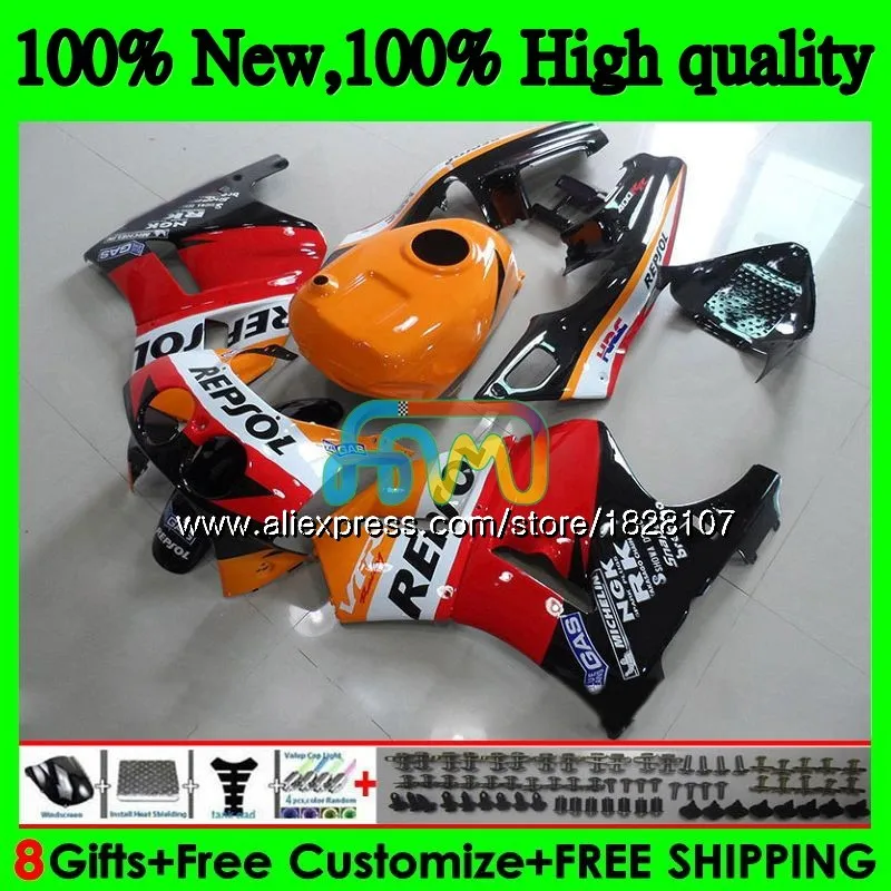RVF400R NC30 For HONDA VFR400 R V4 VFR400R 91 92 93 94 88BS.73 RVF VFR Repsol orange 400 R NC35 400R 1991 1992 1993 1994 Fairing
RVF400R NC30 For HONDA VFR400 R V4 VFR400R 91 92 93 94 88BS.73 RVF VFR Repsol orange 400 R NC35 400R 1991 1992 1993 1994 Fairing