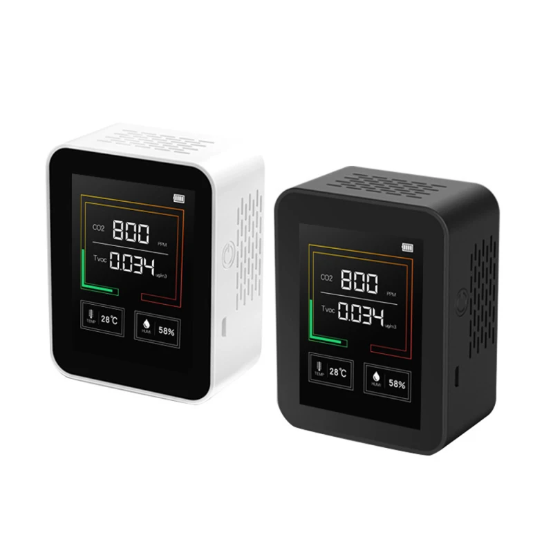 NEW infrared Carbon Dioxide Detector TVOC sensor CO2 Meter Digital Temperature Humidity Sensor Tester Air Quality Monitor
NEW infrared Carbon Dioxide Detector TVOC sensor CO2 Meter Digital Temperature Humidity Sensor Tester Air Quality Monitor