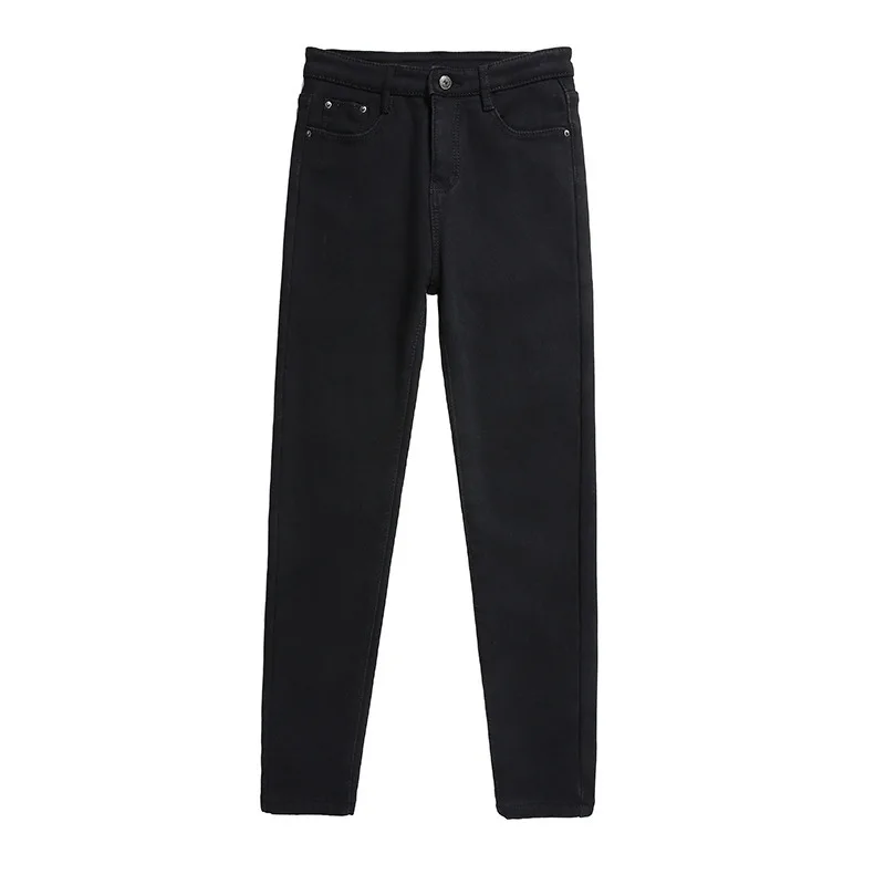 High-waist jeans women autumn and winter 2020 Korean version of tight-fitting plus velvet ladies jeans slim black feet pants
High-waist jeans women autumn and winter 2020 Korean version of tight-fitting plus velvet ladies jeans slim black feet pants